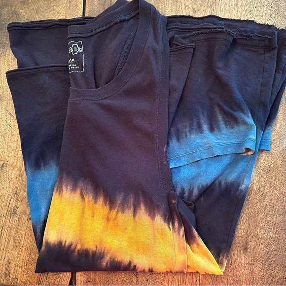 EUC Women’s Free People Dress Color Black/blue/yellow Size M. - Picture 4 of 5